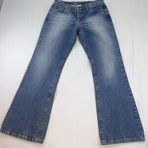 Lucky Brand Dungarees Jeans Womens 8 29 Bootcut USA Made Vintage Medium Wash Y2K